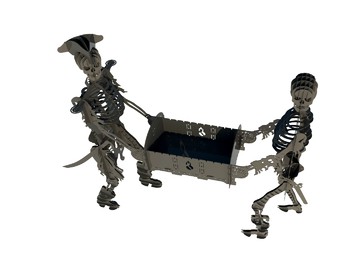 Мангал скелеты (скелеты держат мангал) - фото 5