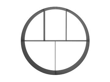 Дизайнерская круглая дровница - фото 5