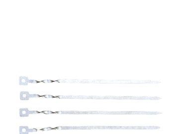 Шампур крученый наконечник лофт 330мм из нерж.стали толщиной 2мм 440мм - фото 6